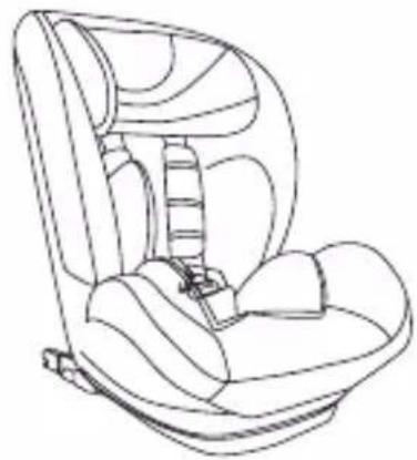 Foppapedretti OPEN iSize - Installation of the Babyguard on the car seat with built-in belt with straps and harness - 2