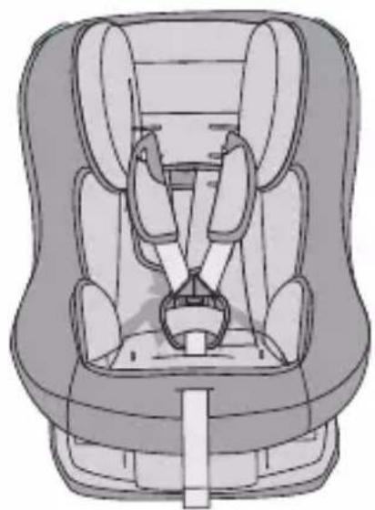 Foppapedretti OPEN iSize - 2A. Instalación de Babyguard en la silla de coche con cinturón integral con tirantes y correa inguinal - 2