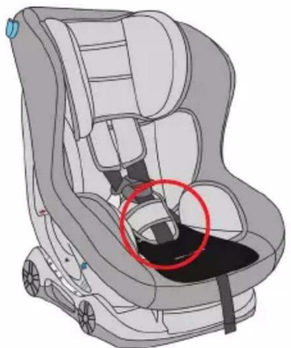 Foppapedretti OPEN iSize - 2A. installation du babyguard sur le siège-auto avec ceinture intégrale à trois points de fixation (épaules et entre-jambes) - 1
