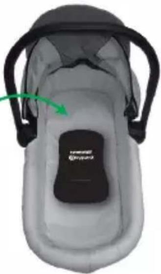 Foppapedretti OPEN iSize - 2B. Installation of the Babyguard on the car carrycot - 4