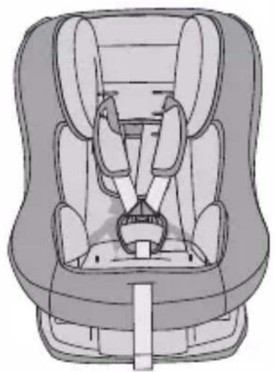 Foppapedretti OPEN iSize - 2A. installation du babyguard sur le siège-auto avec ceinture intégrale à trois points de fixation (épaules et entre-jambes) - 2