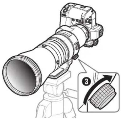 NIKON NIKKOR Z 600mm f4 TC VR S - Utilisation de la bague de collier pour trépied - 3