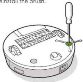 install the brush.