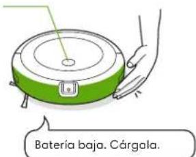Batería baja. Cárgala.