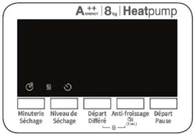 WINIA WVR08HF4WW56 - Indicateur électronique et fonctions supplémentaires - 1