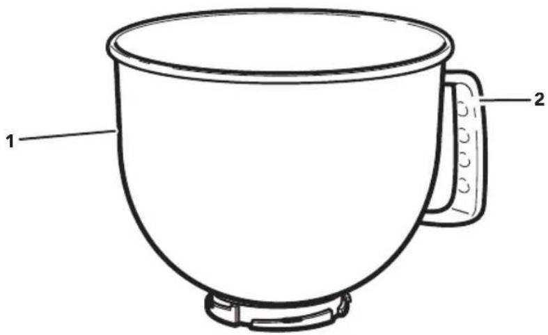 KITCHENAID KSM5SSBRB - PEÇAS E CARACTERÍSTICAS - 1