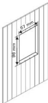 HARVIA HGP220XW - Installation, choix de l'emplacement et fixation du tableau de commande - 1