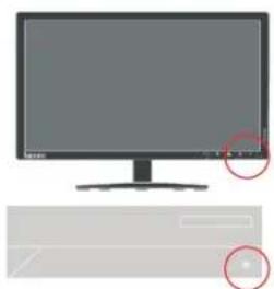 LENOVO ThinkVision T2424p - Connexion et mise en marche de votre moniteur - 16
