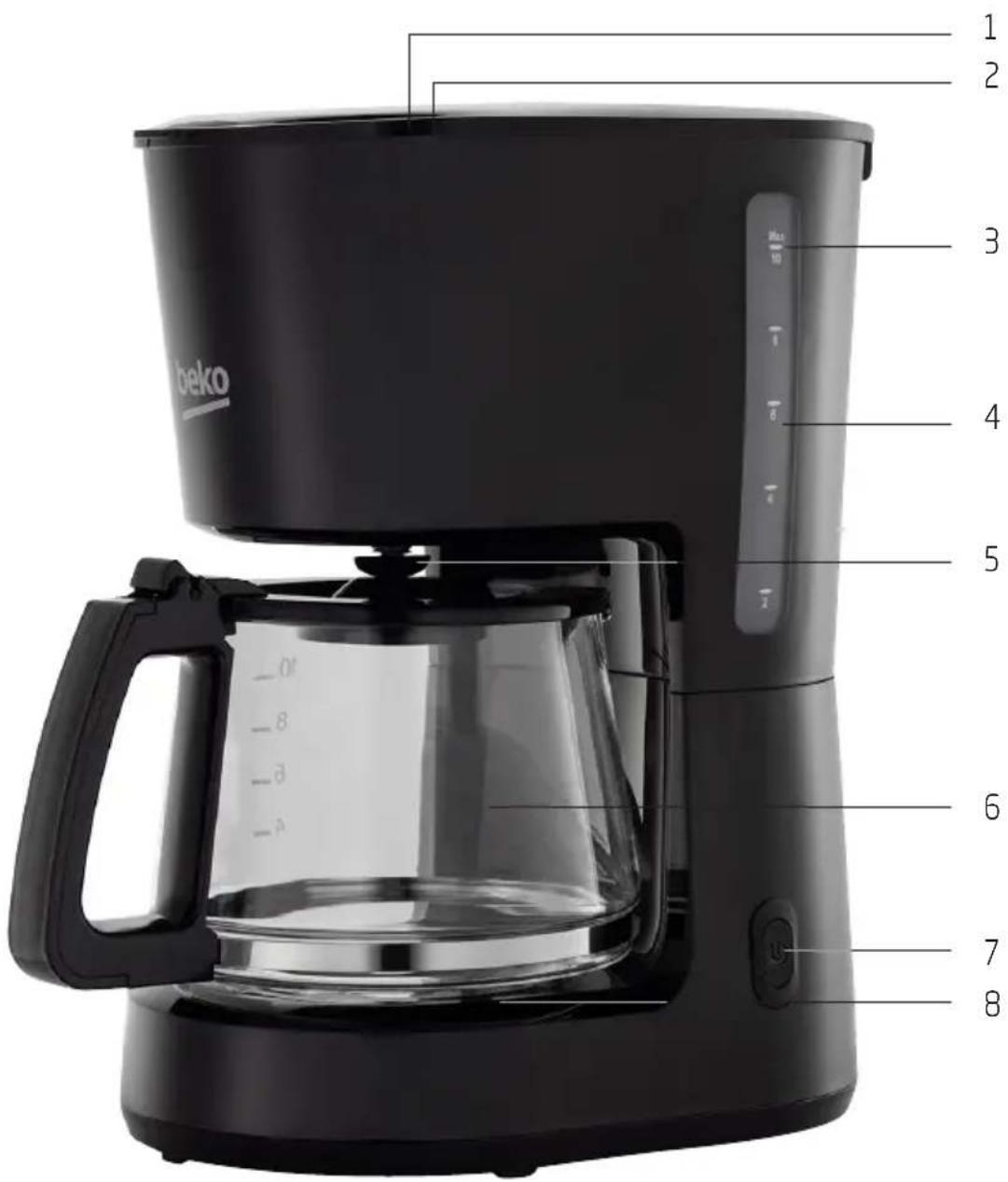 Beko 1 2 3 4 5 6 7 8