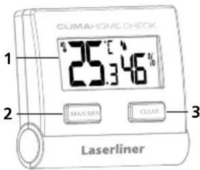 Laserliner ClimaHomeCheck - Zakładanie baterii - 2