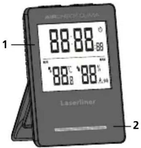 Laserliner AirCheck Clima - Sätt i batteri - 2