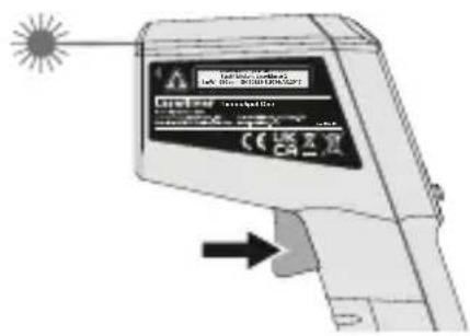 Laserliner ThermoSpot One - Dauermessung / Hold - 1
