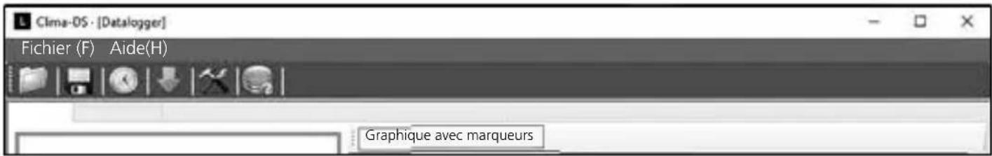 Clima-OS · [Datalogger] Fichier (F) Aide(H) Graphique avec marqueurs
