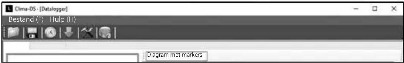 Clima-OS - [Datalogger] Bestand (F) Hulp (H) Diagram met markers