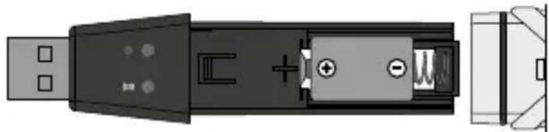 Laserliner ClimaData Stick - Batterij plaatsen - 2