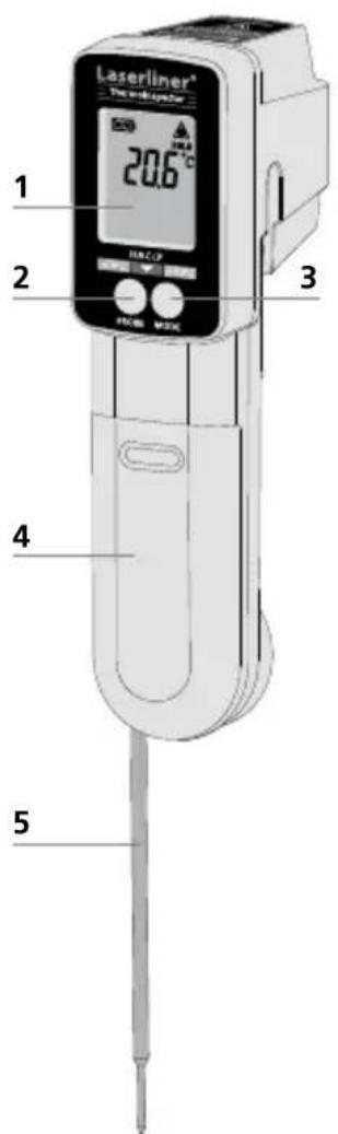 Laserliner ThermoInspector - Dual-laser doelmarkering - 2