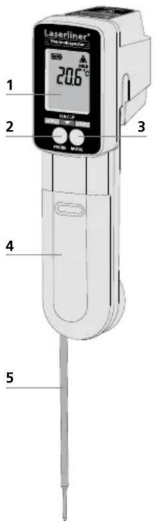Laserliner ThermoInspector - Láser dual y señalización del objetivo - 2