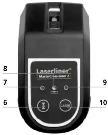 8 7 6 9 10 Laserliner® MasterCross-Laser 2