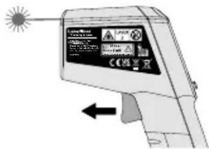 Laserliner ThermoSpot Laser - Continuous measurement / Hold - 2