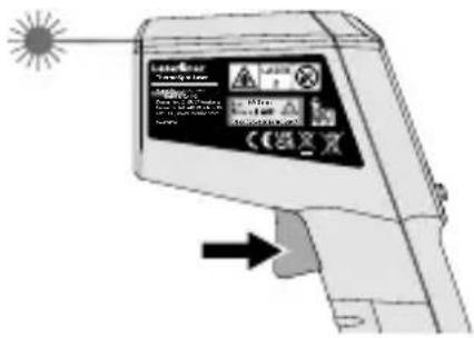 Laserliner ThermoSpot Laser - Constante meting / Hold - 1