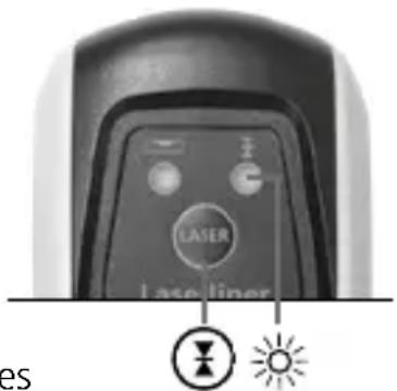 Laserliner SmartVisionLaser - Modo de receptor manual Opcional: Trabajar con el receptor láser GRX - 1