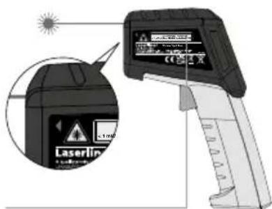 Laserliner ThermoSpot Plus - Laserutlopp - 1