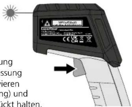 Laserliner ThermoSpot Plus - Dauermessung / Hold - 1