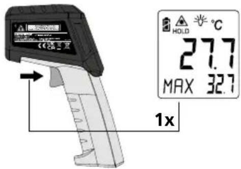 Laserliner ThermoSpot Plus - MAX-индикация - 1