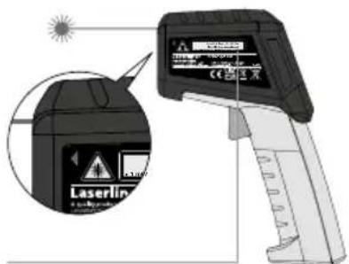 Laserliner ThermoSpot Plus - Вихід лазерного променя - 1