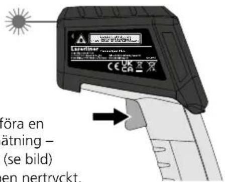 Laserliner ThermoSpot Plus - Kontinuerlig mätning / Hold - 1
