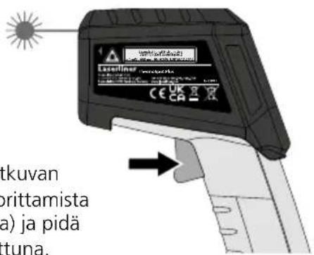 Laserliner ThermoSpot Plus - Jatkuva mittaus / Hold - 1