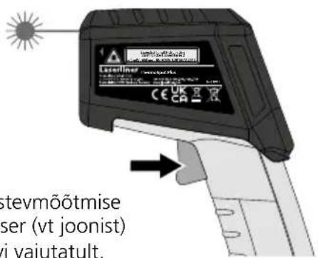 Laserliner ThermoSpot Plus - Pidevmõõtmine / Hold - 1