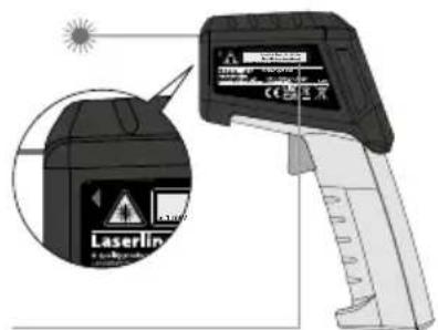 Laserliner ThermoSpot Plus - Laseri väljumiskoht - 1
