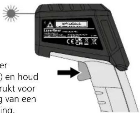 Laserliner ThermoSpot Plus - Constante meting / Hold - 1