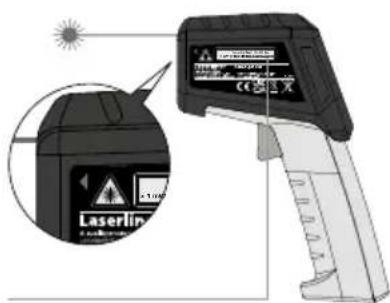 Laserliner ThermoSpot Plus - Изход на лазера - 1