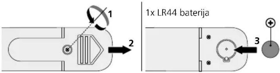 Laserliner ClimaPilot - Baterijas ievietošana - 1