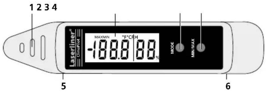 Laserliner ClimaPilot - Veikimas ir paskirtis - 1