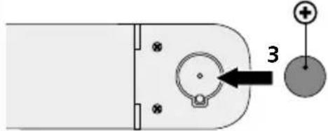 Laserliner ClimaPilot - Inserting battery - 2