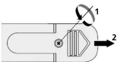 Laserliner ClimaPilot - Poner la batería - 1