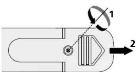 Laserliner ClimaPilot - Colocar a pilha - 1