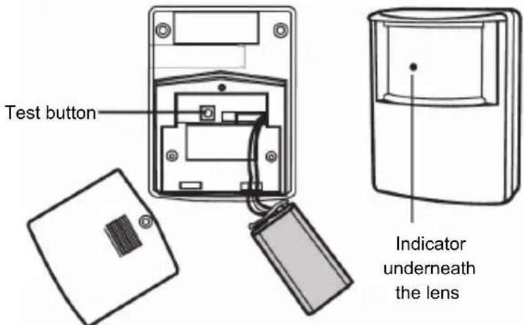 KONIG SECALARM210 - Synchronising the motion detection sensor(s) to the control centre: - 1
