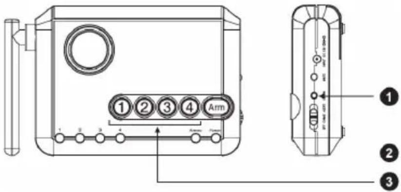 KONIG SECALARM210 - Slette sensorer: - 1