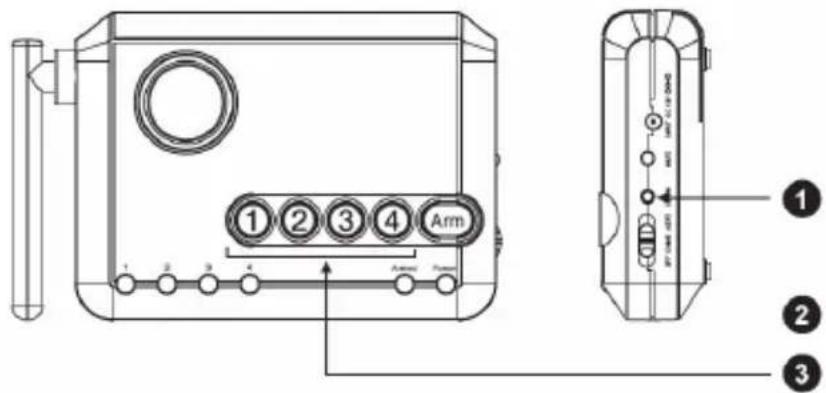KONIG SECALARM210 - Διαγραφή αισθητήρων: - 1
