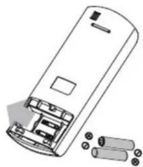 DANBY DAS220GAHWDB - REPLACING THE REMOTE BATTERIES - 2