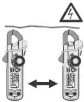 Laserliner MultiClampMeter Pro - Spannungslokalisierung, berührungslos (AC-Warning) - 1