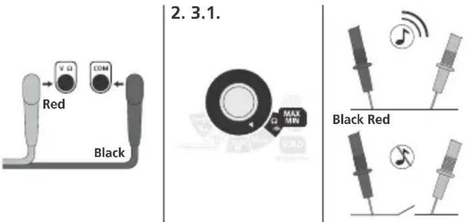 Laserliner MultiClampMeter Pro - Continuity test - 1