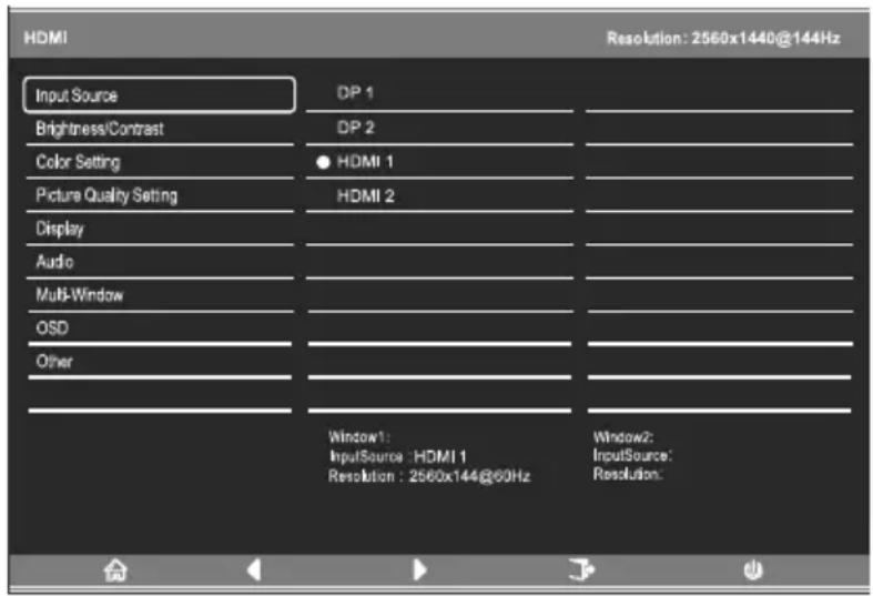 LC-Power M32QHD165C - OSD - 3