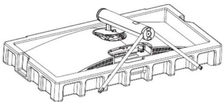 LC-Power M34UWQHD144CV2 - Standfußinstallation - 3