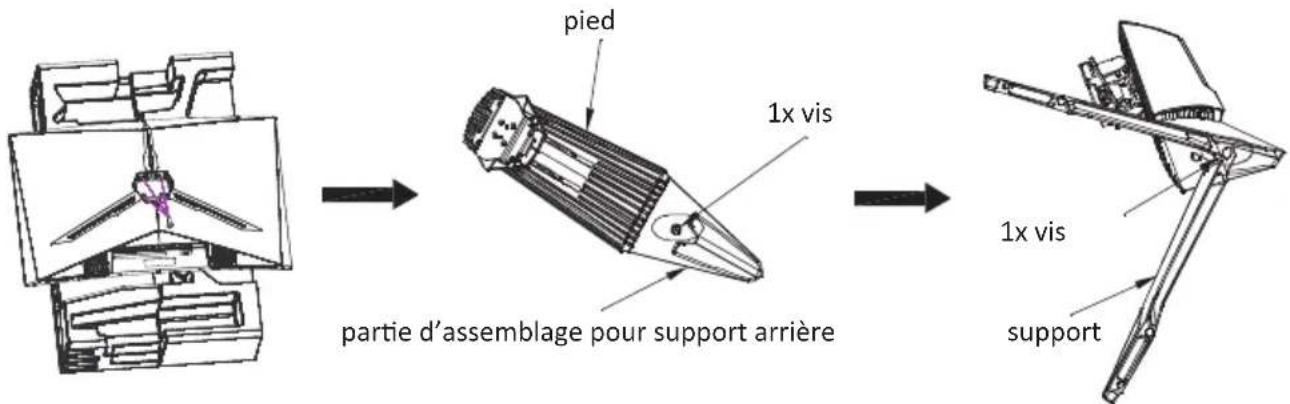 LC-Power M34UWQHD144C - Installation du SOCLE - 1