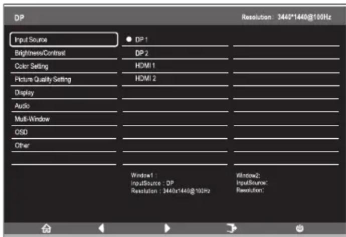 LC-Power M34UWQHD144C - MENU OSD - 3